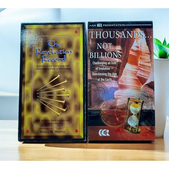 ICR VHS The Revelation Record and Thousands Not Billions Creation Research - Picture 1 of 9